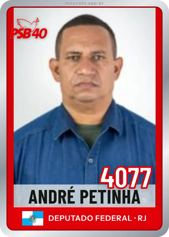 Carta de André Petinha, número 4077, PSB