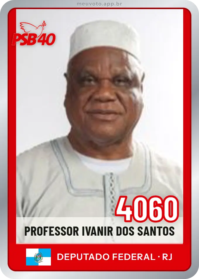 Carta de Professor Ivanir dos Santos, número 4060, PSB