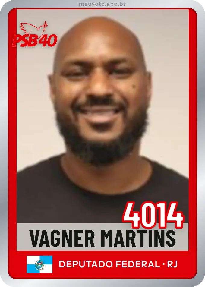 Carta de Vagner Martins, número 4014, PSB