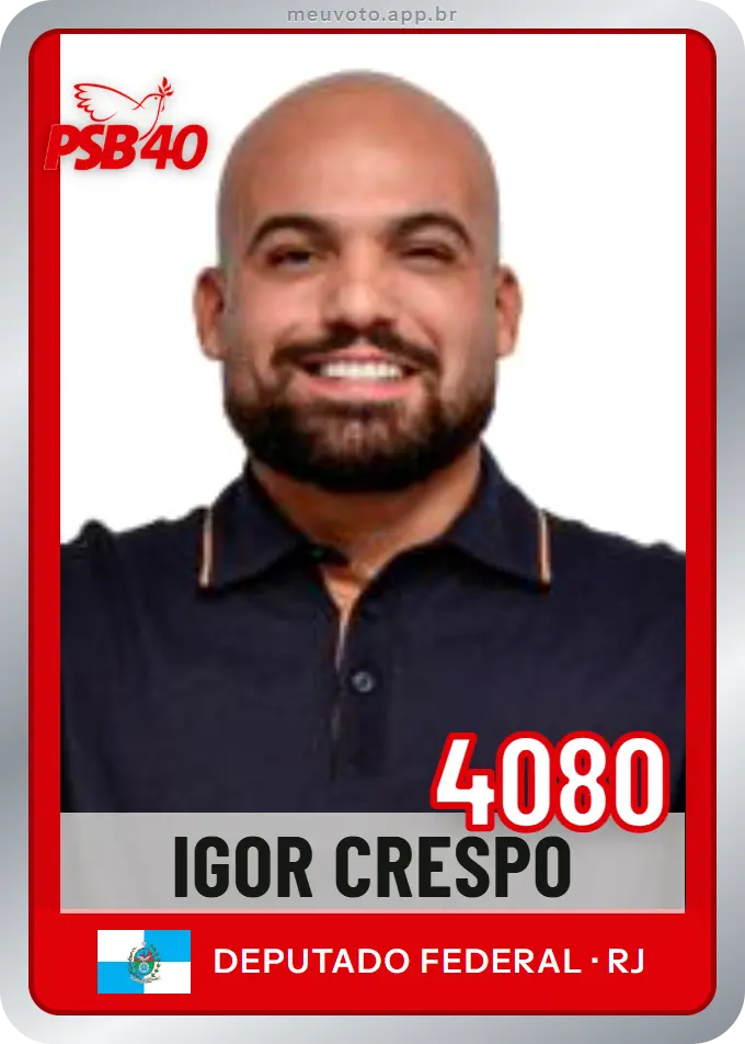 Carta de Igor Crespo, número 4080, PSB
