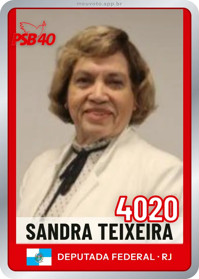 Carta de Sandra Teixeira, número 4020, PSB