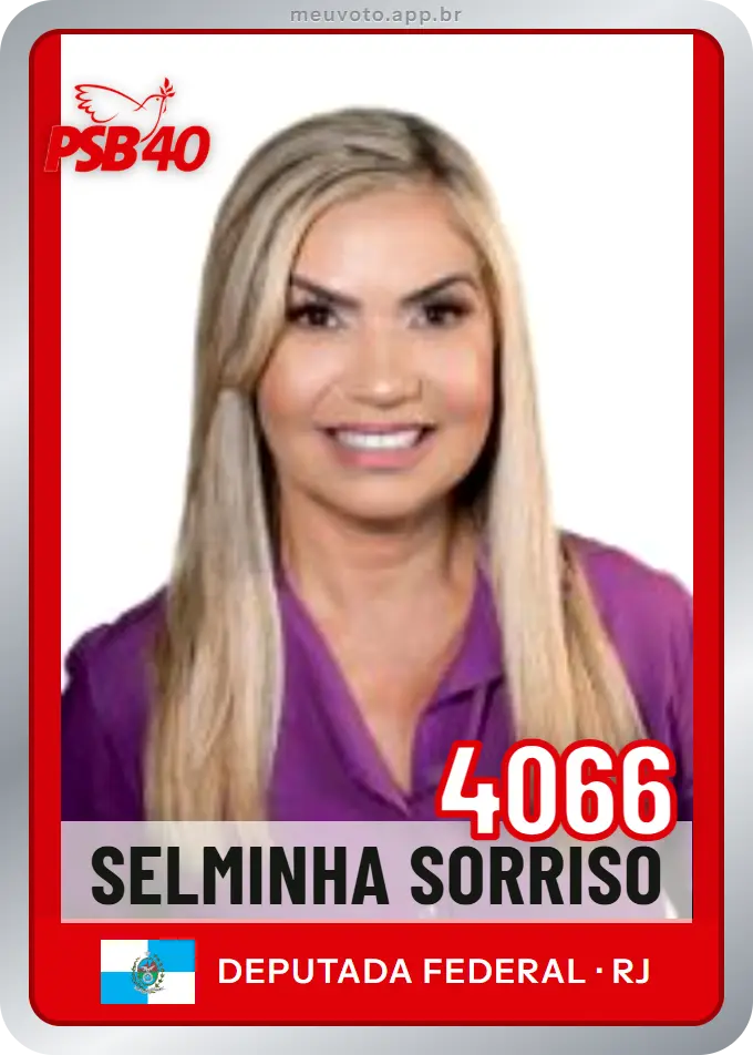 Carta de Selminha Sorriso, número 4066, PSB