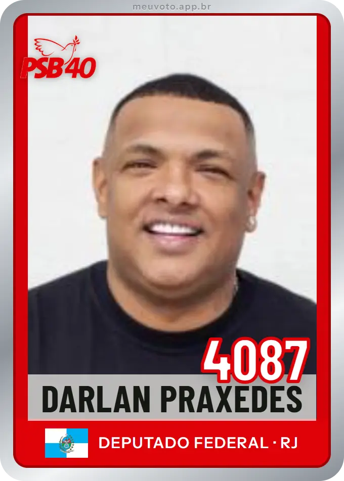 Carta de Darlan Praxedes, número 4087, PSB