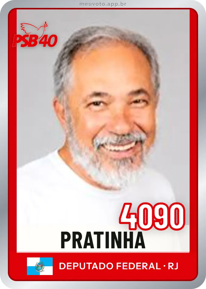 Carta de Pratinha, número 4090, PSB