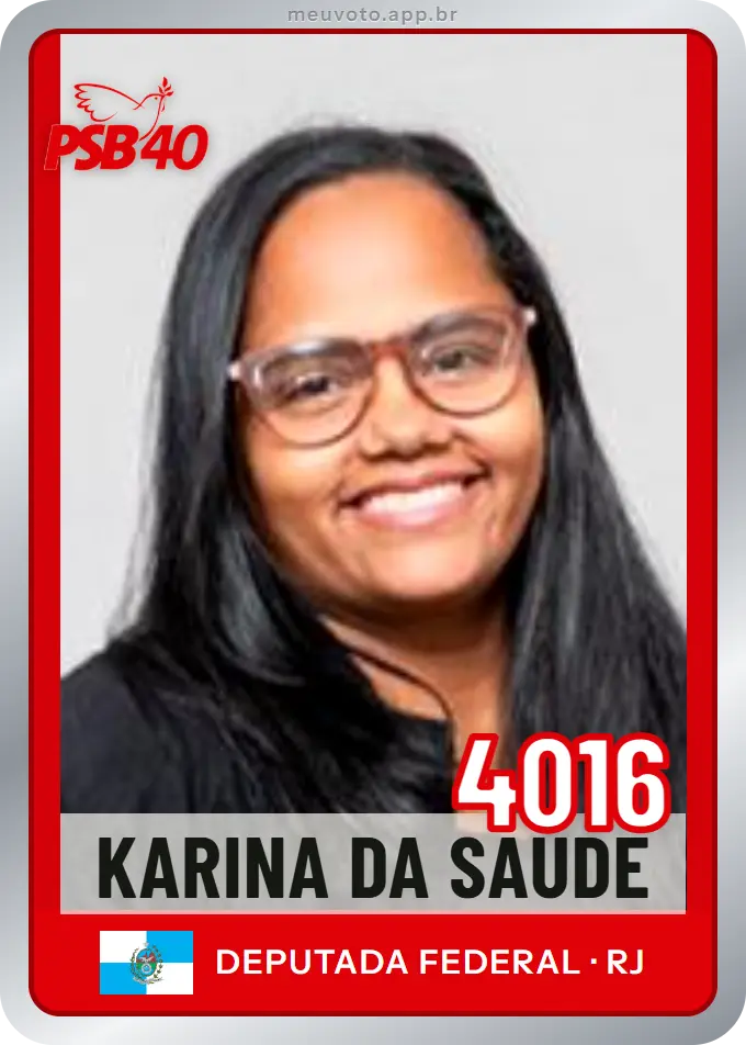 Carta de Karina da Saúde, número 4016, PSB