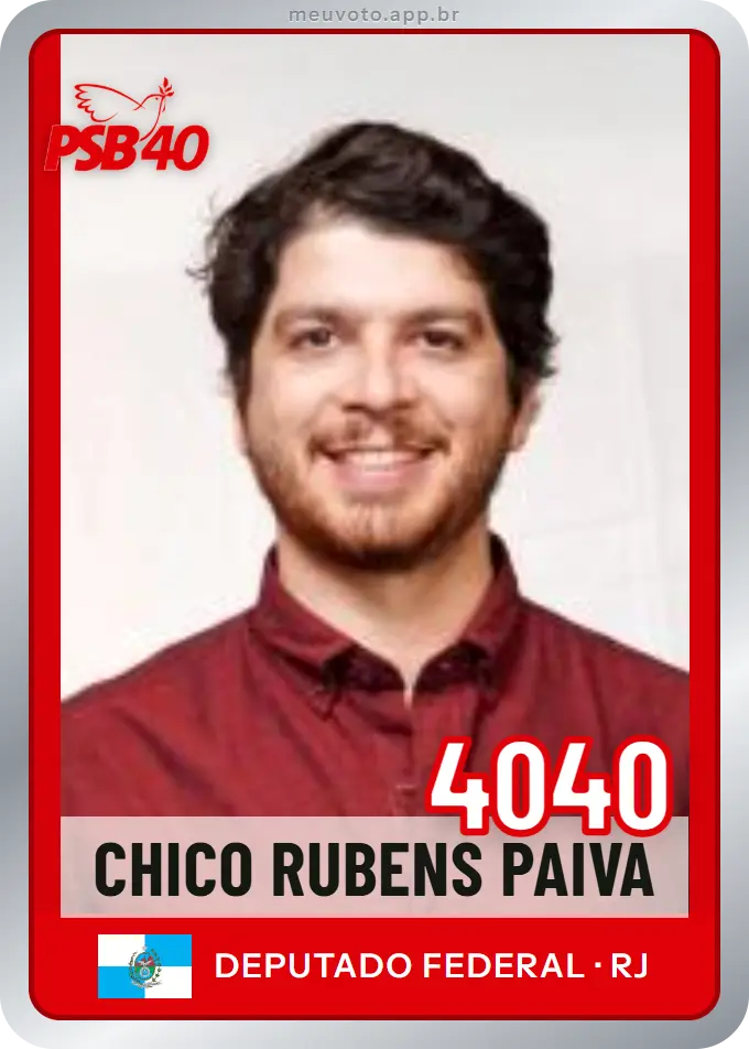 Carta de Chico Rubens Paiva, número 4040, PSB
