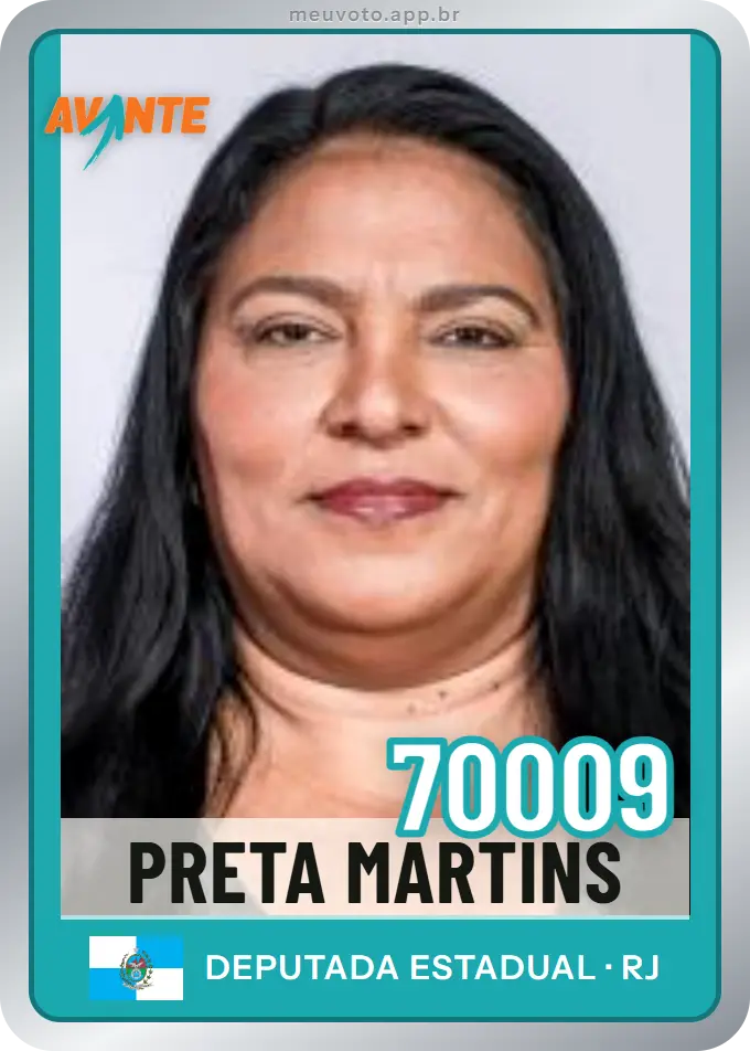 Carta de Preta Martins, número 70009, Avante