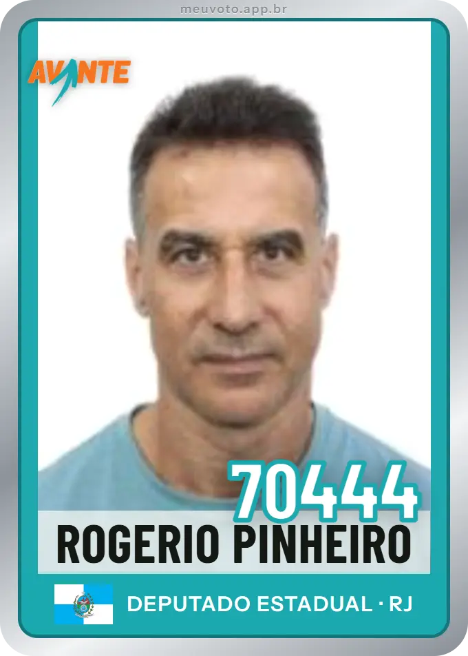 Carta de Rogerio Pinheiro, número 70444, Avante