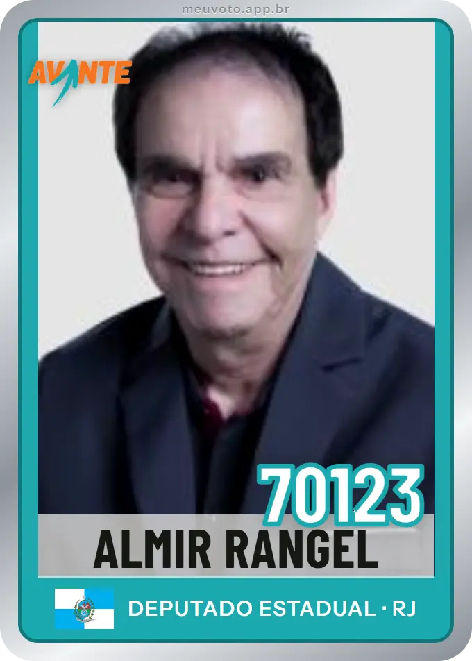 Carta de Almir Rangel, número 70123, Avante