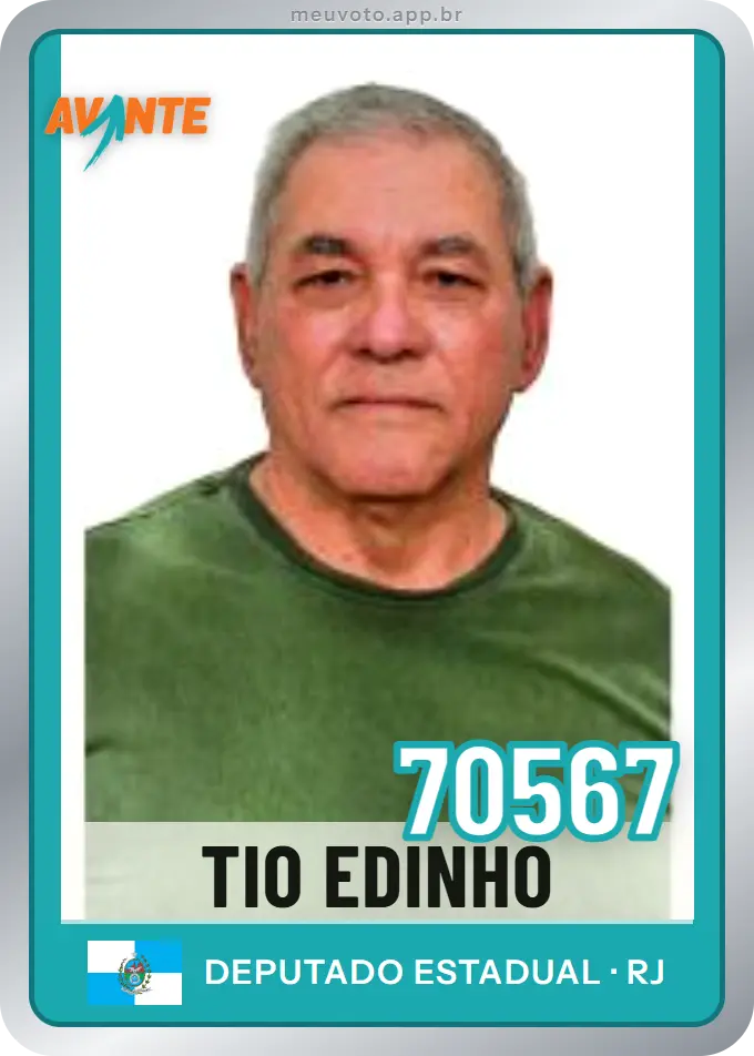 Carta de Tio Edinho, número 70567, Avante