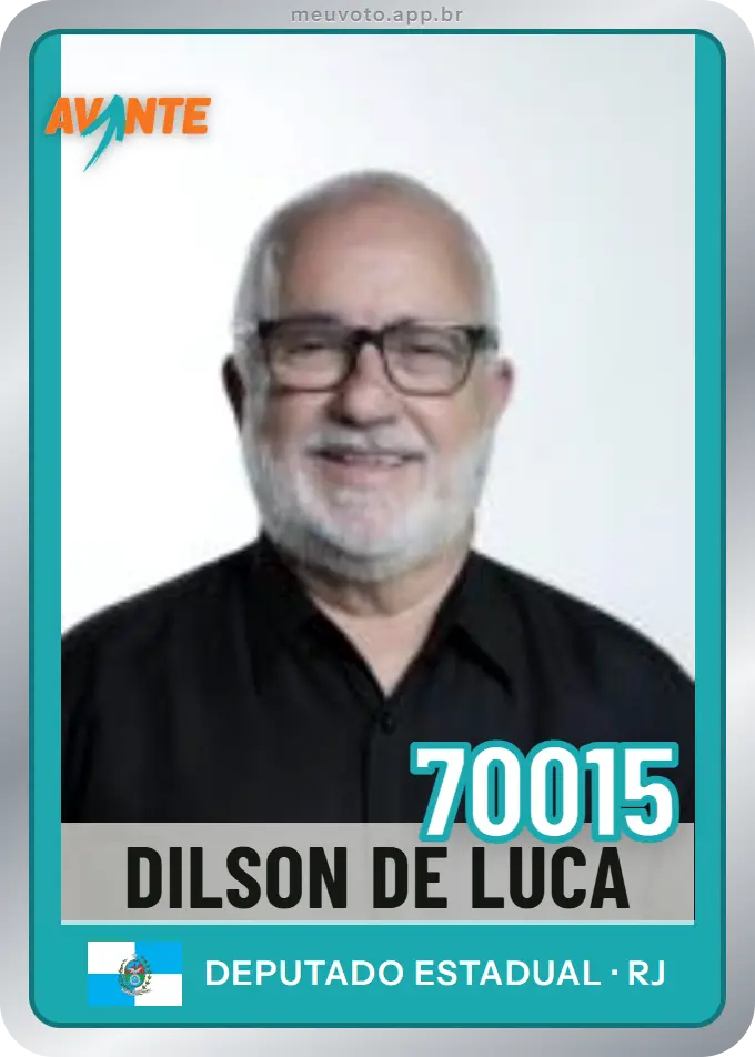 Carta de Dilson de Luca, número 70015, Avante