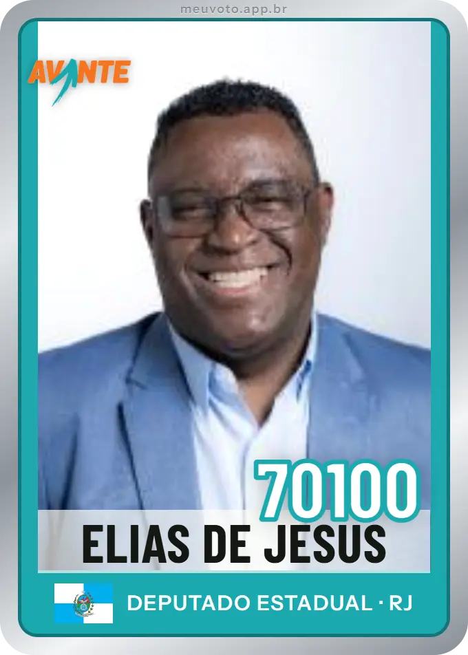 Carta de Elias de Jesus, número 70100, Avante