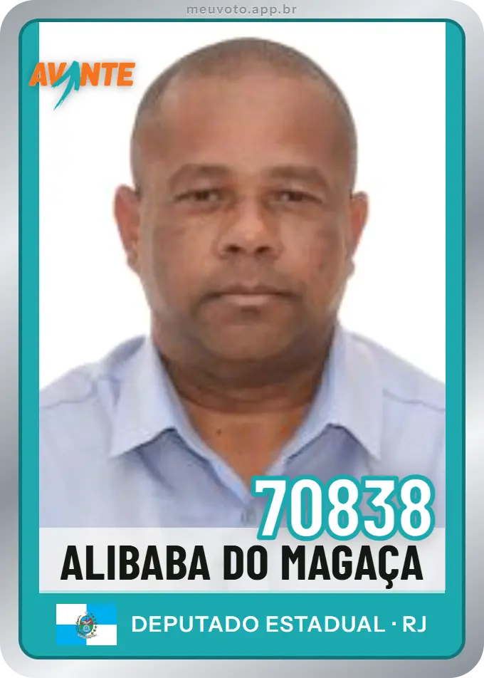 Carta de Alibaba do Magaça, número 70838, Avante