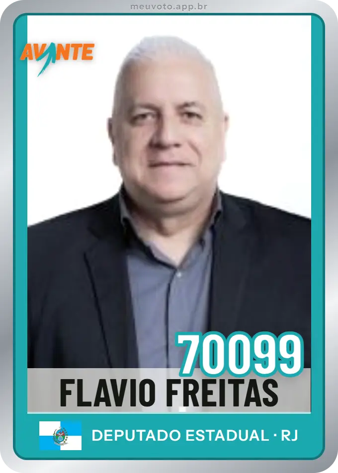Carta de Flavio Freitas, número 70099, Avante