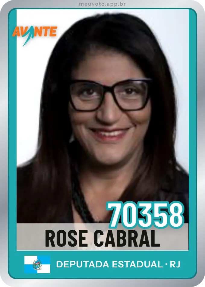 Carta de Rose Cabral, número 70358, Avante