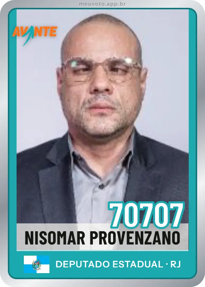 Carta de Nisomar Provenzano, número 70707, Avante