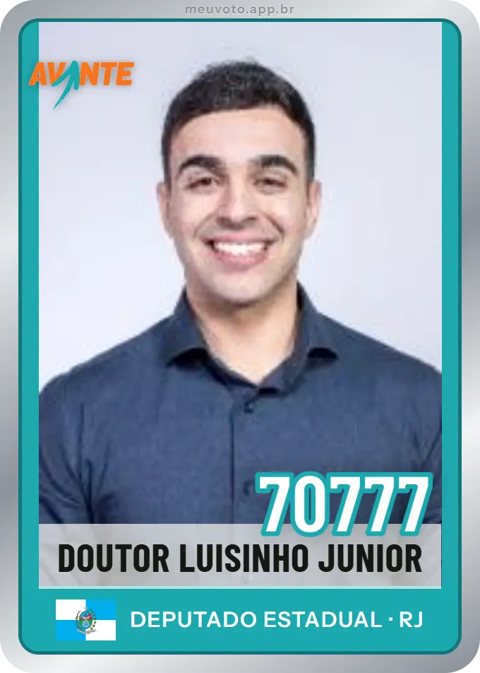 Carta de Doutor Luisinho Junior, número 70777, Avante