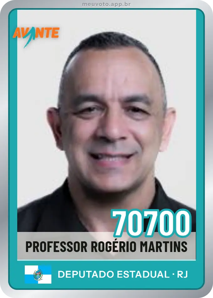 Carta de Professor Rogério Martins, número 70700, Avante