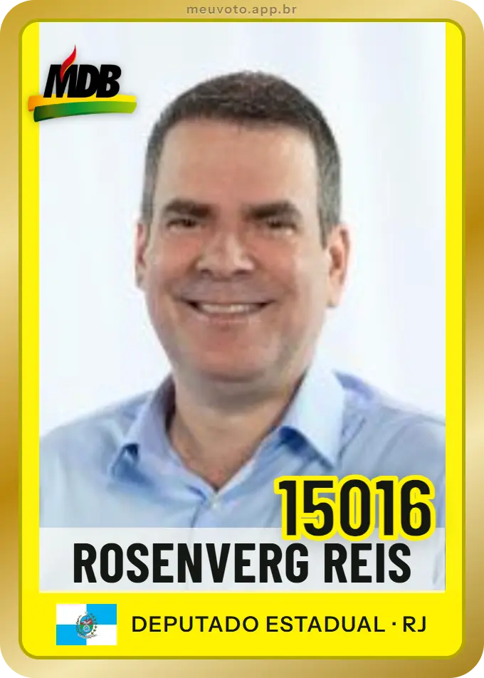 Carta de Rosenverg Reis, número 15016, MDB