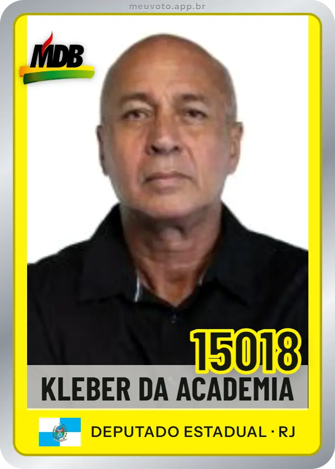 Carta de Kleber da Academia, número 15018, MDB