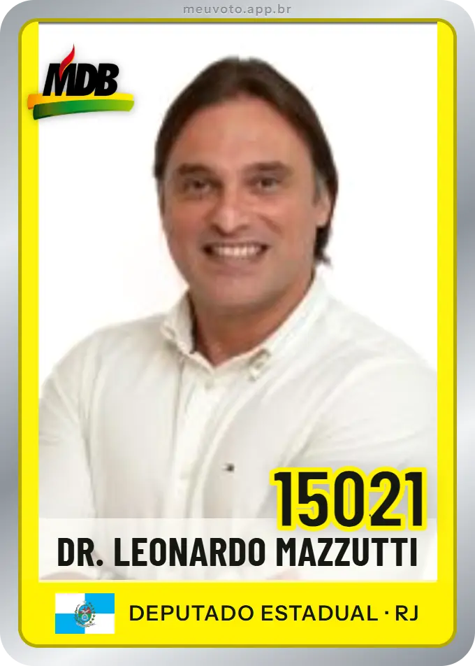 Carta de Dr. Leonardo Mazzutti, número 15021, MDB