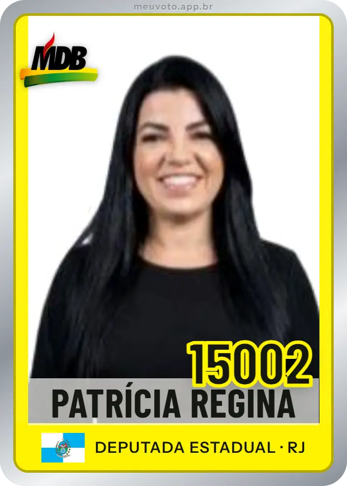 Carta de Patrícia Regina, número 15002, MDB