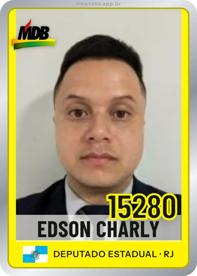 Carta de Edson Charly, número 15280, MDB