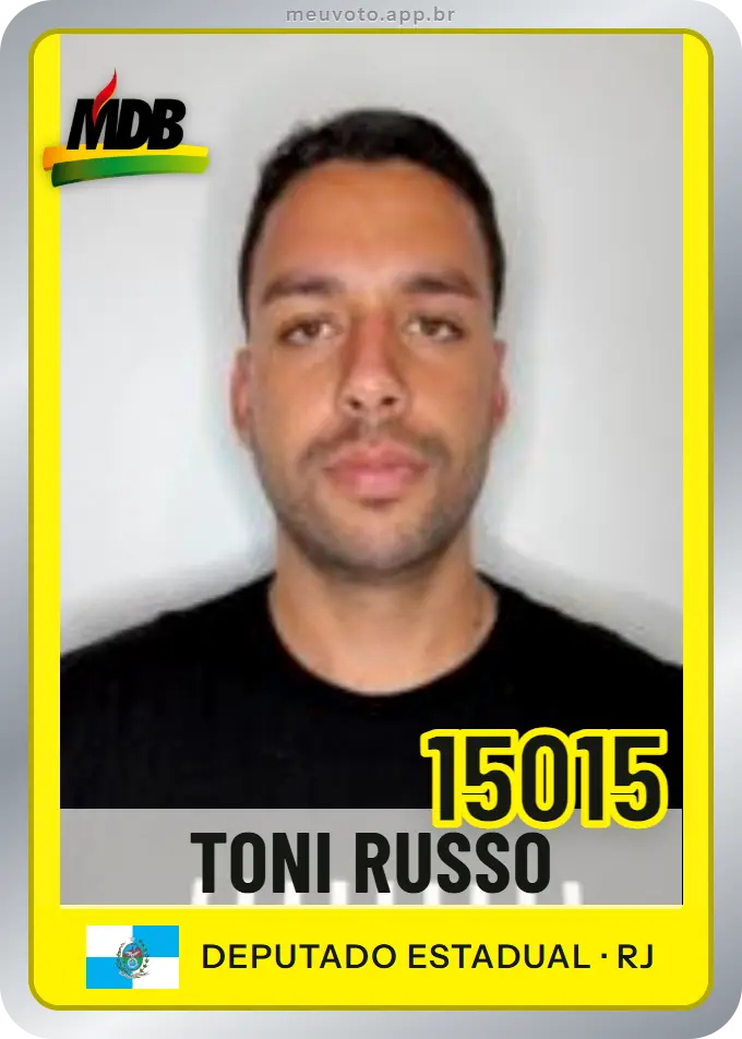 Carta de Toni Russo, número 15015, MDB