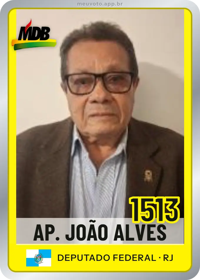 Carta de Ap. João Alves, número 1513, MDB