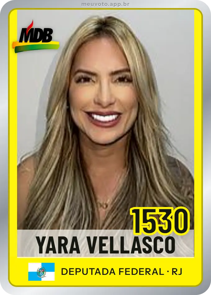 Carta de Yara Vellasco, número 1530, MDB