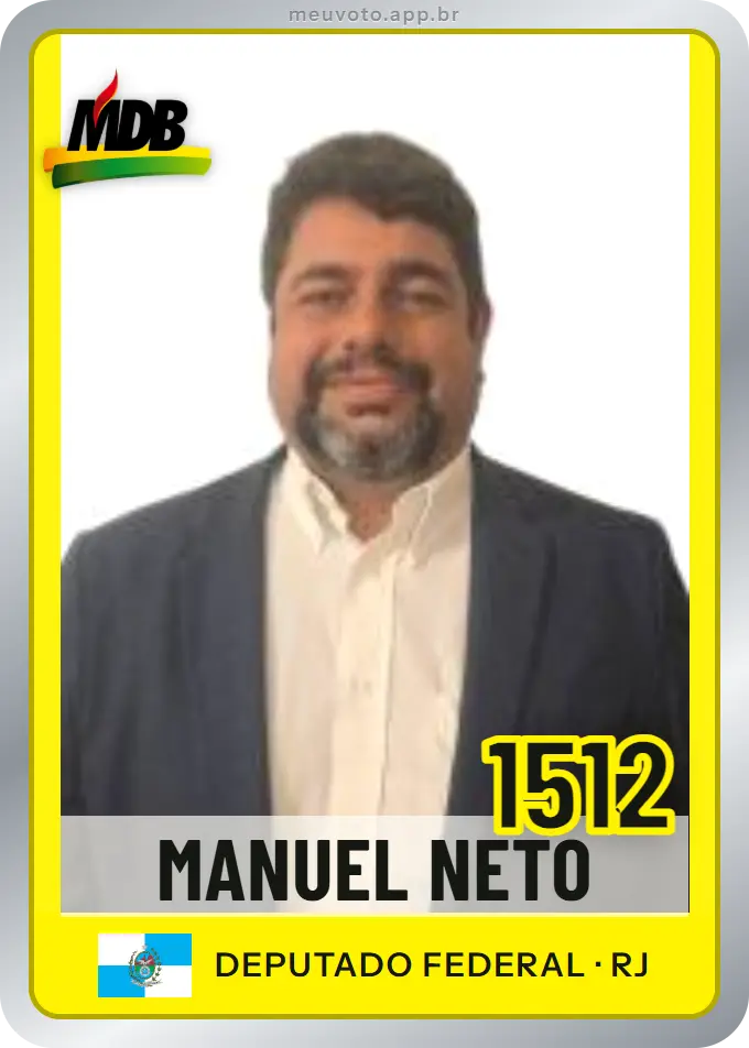 Carta de Manuel Neto, número 1512, MDB