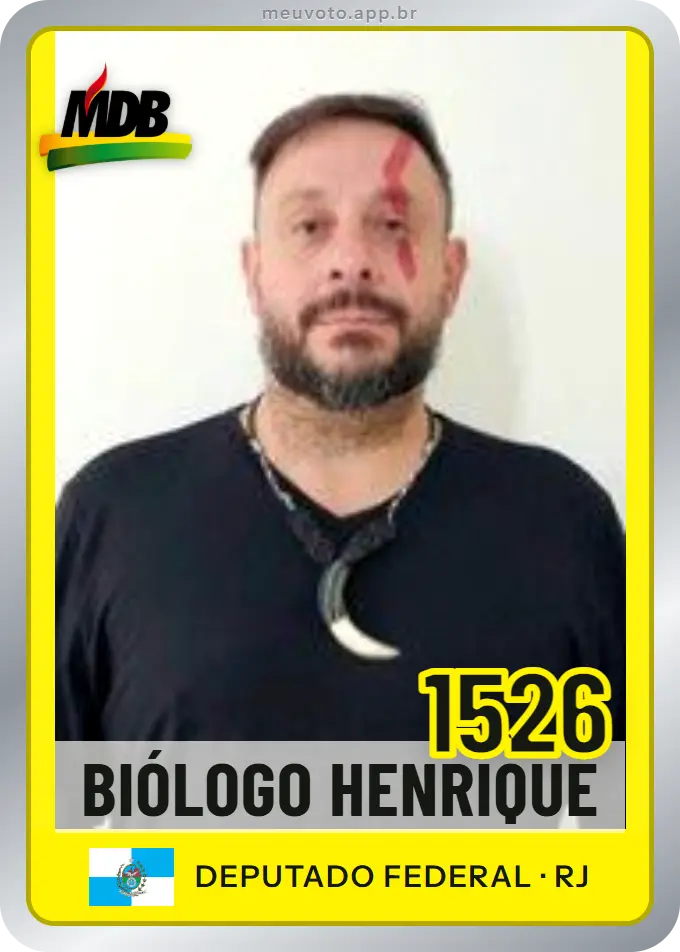 Carta de Biólogo Henrique, número 1526, MDB