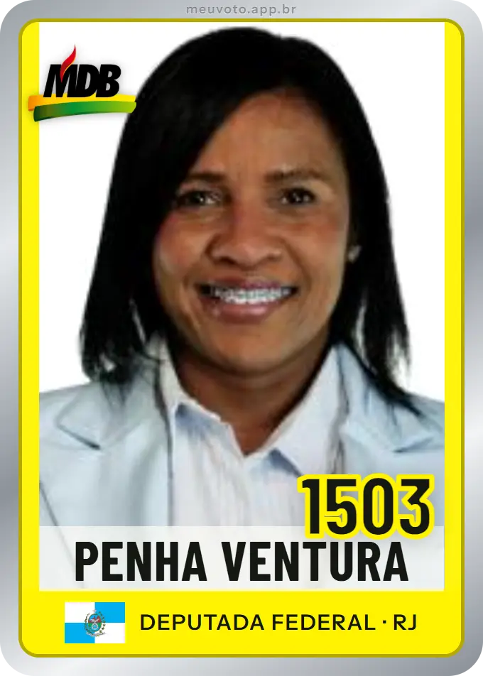 Carta de Penha Ventura, número 1503, MDB