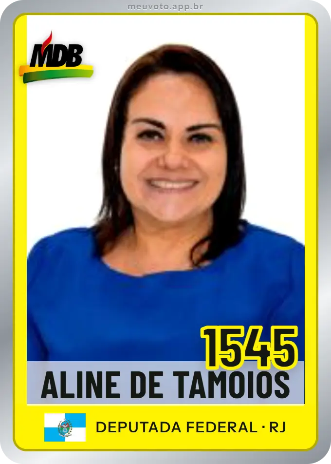 Carta de Aline de Tamoios, número 1545, MDB