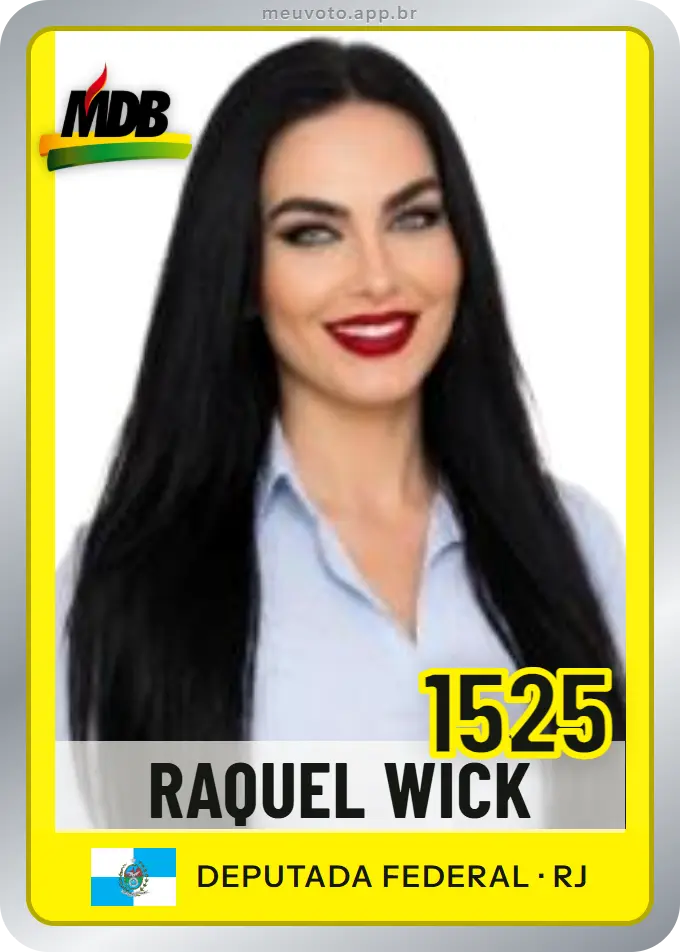Carta de Raquel Wick, número 1525, MDB