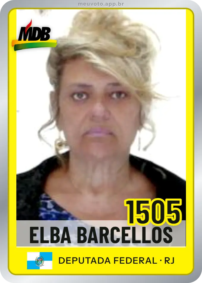 Carta de Elba Barcellos, número 1505, MDB