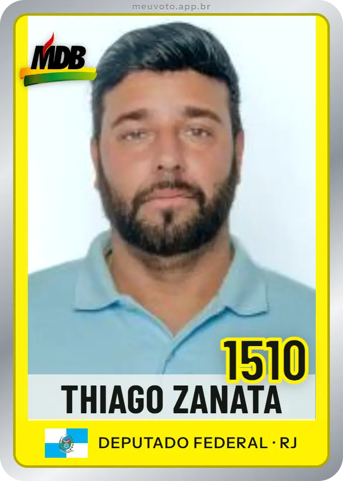 Carta de Thiago Zanata, número 1510, MDB