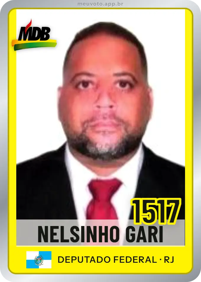Carta de Nelsinho Gari, número 1517, MDB