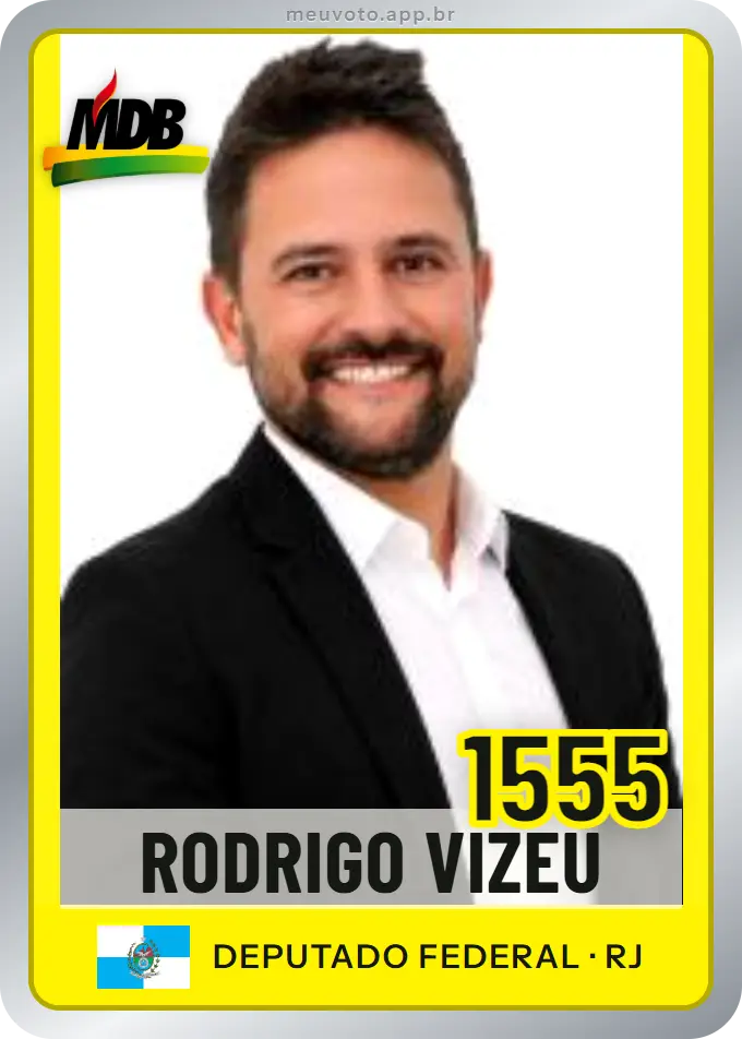 Carta de Rodrigo Vizeu, número 1555, MDB