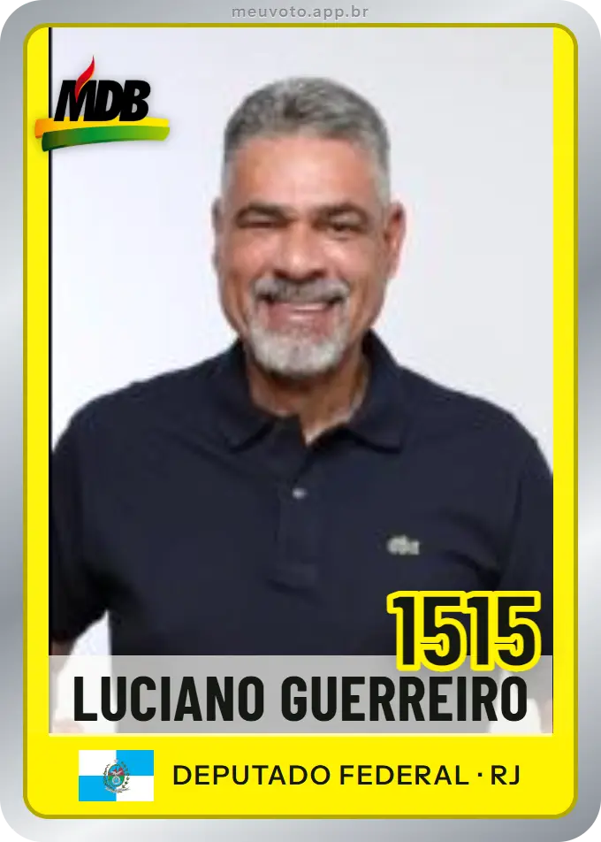 Carta de Luciano Guerreiro, número 1515, MDB