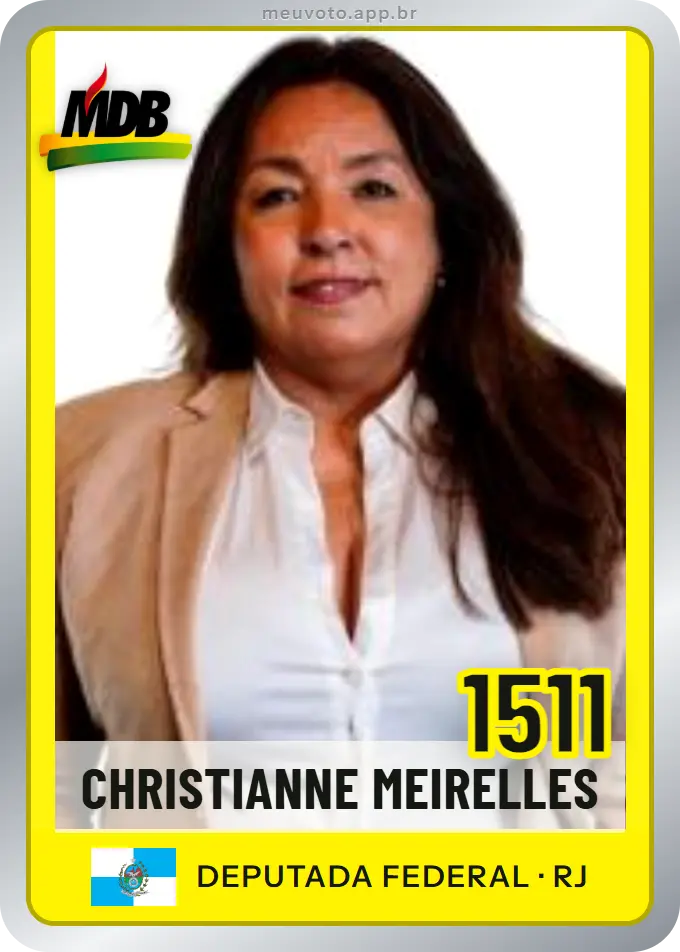 Carta de Christianne Meirelles, número 1511, MDB