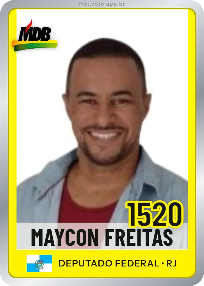 Carta de Maycon Freitas, número 1520, MDB
