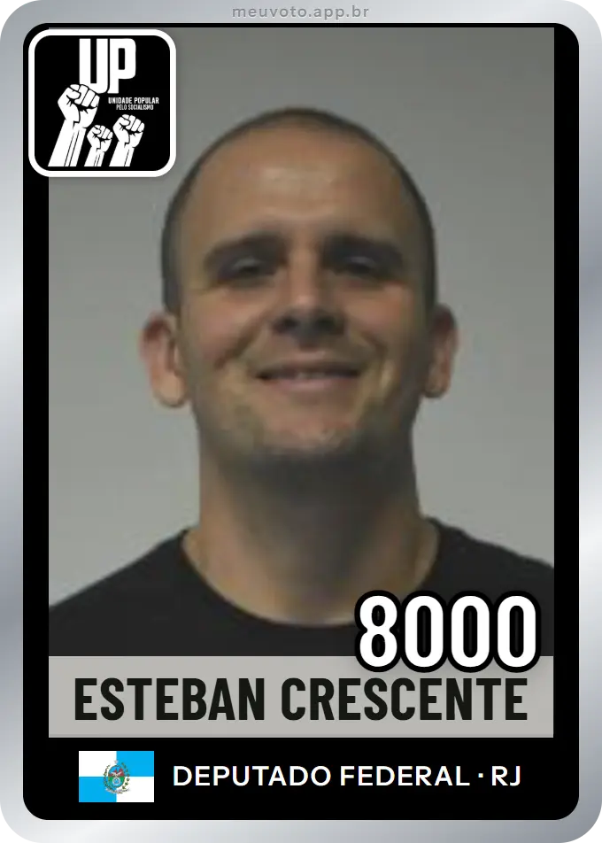 Carta de Esteban Crescente, número 8000, UP