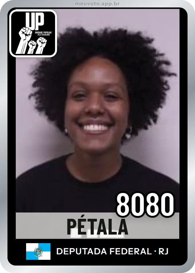 Carta de Pétala, número 8080, UP
