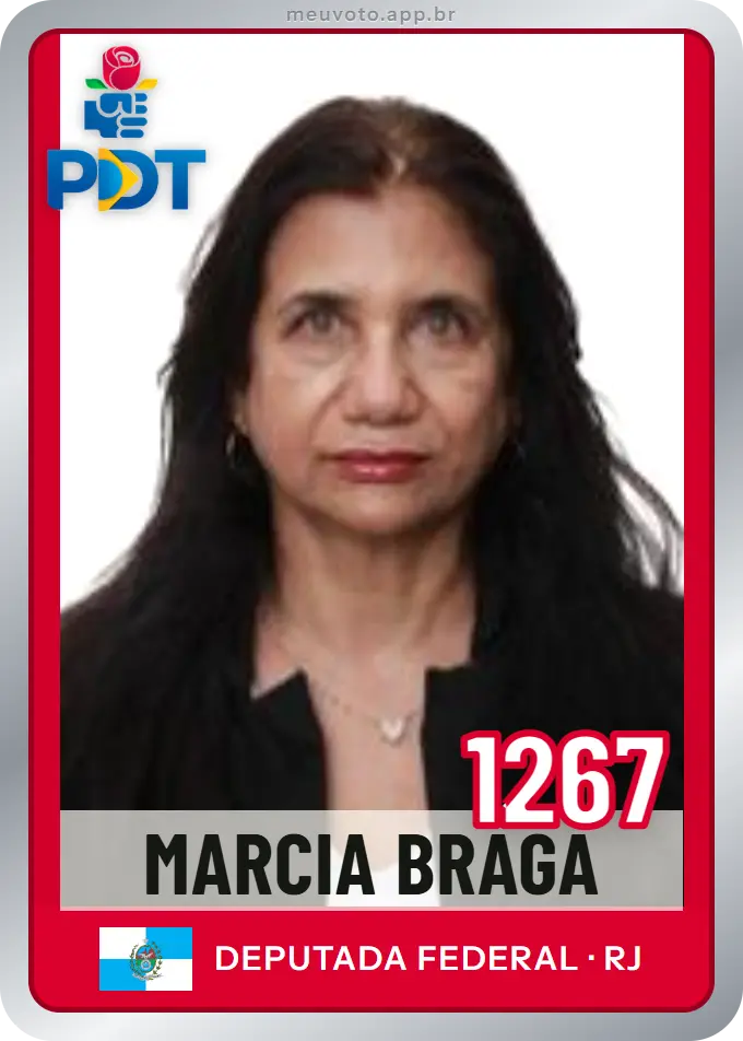Carta de Marcia Braga, número 1267, PDT