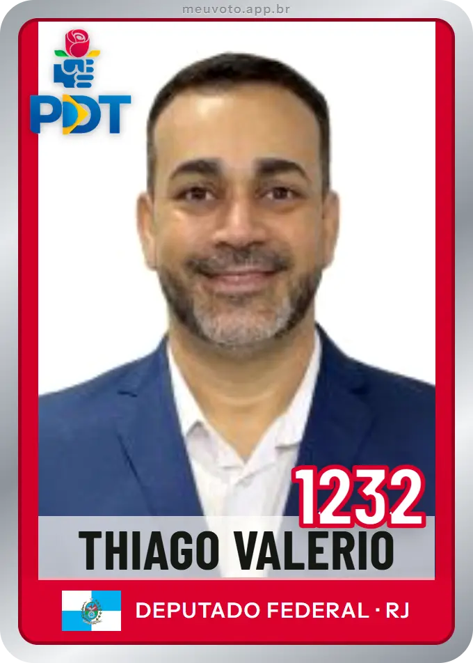 Carta de Thiago Valerio, número 1232, PDT