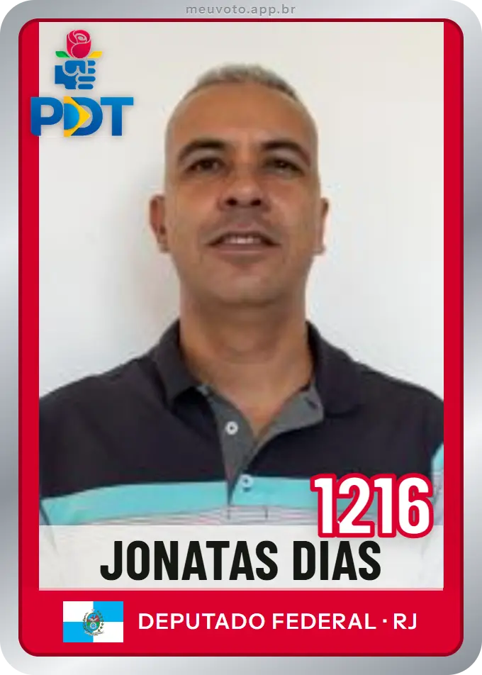 Carta de Jonatas Dias, número 1216, PDT