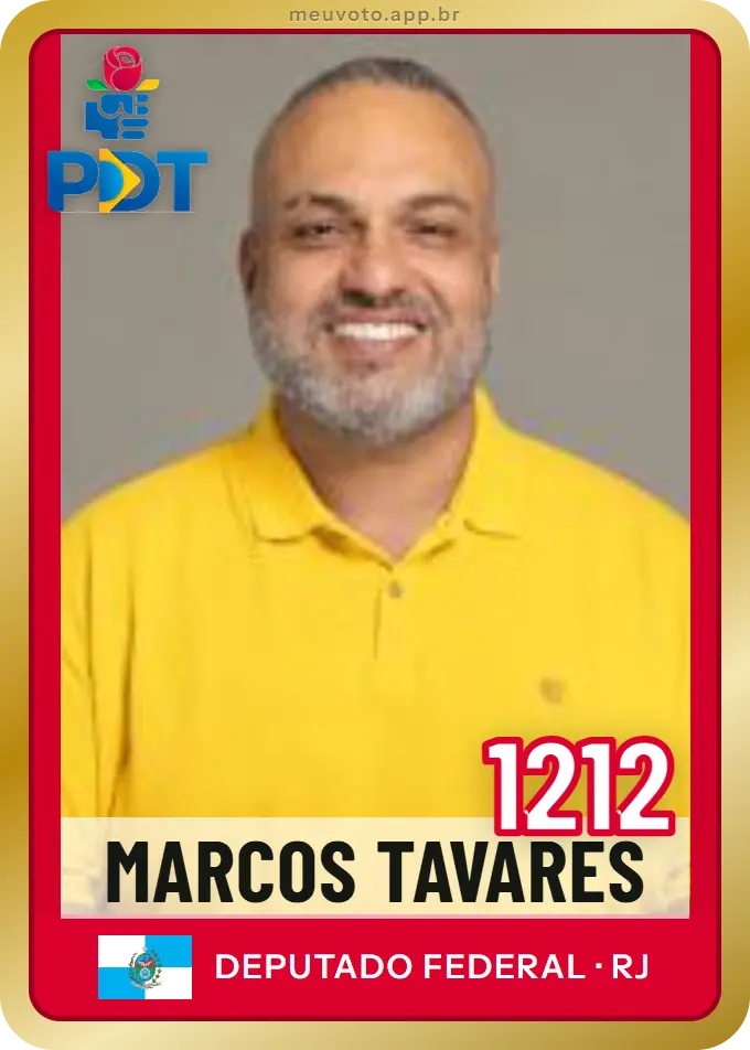 Carta de Marcos Tavares, número 1212, PDT