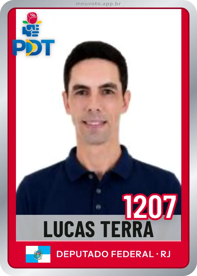 Carta de Lucas Terra, número 1207, PDT