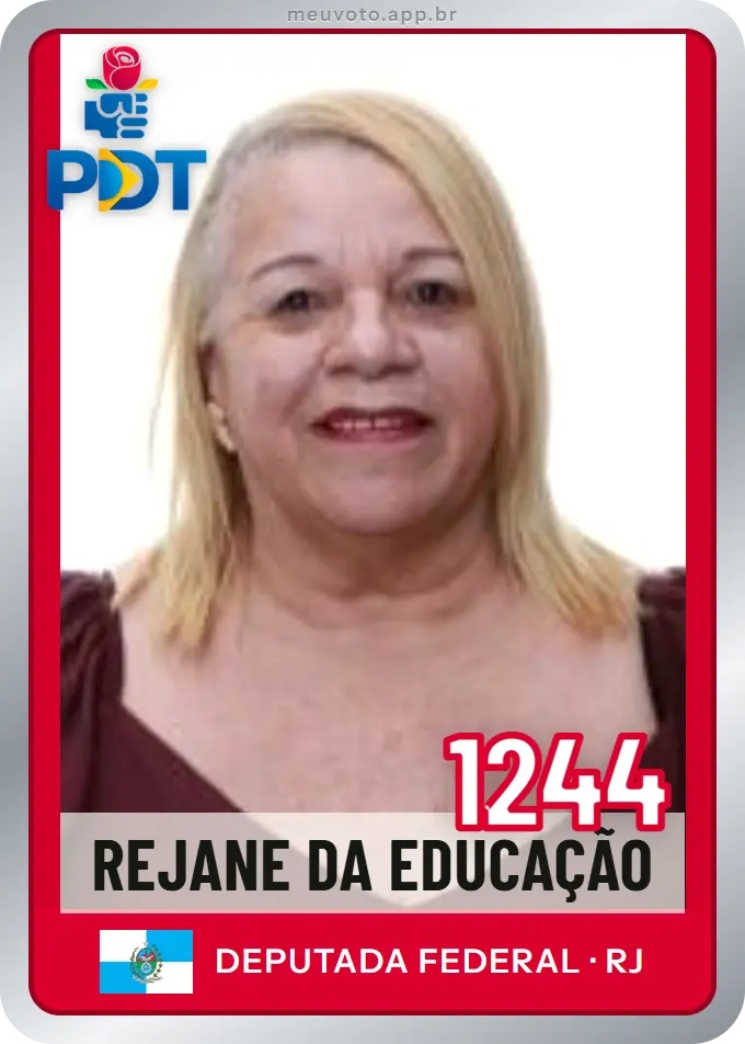 Carta de Rejane da Educação, número 1244, PDT